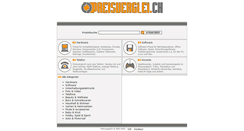 Desktop Screenshot of preisverglei.ch